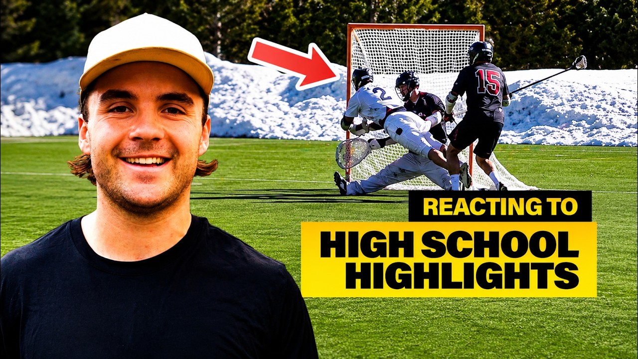 Pro Lacrosse Players React to their High School Highlights
