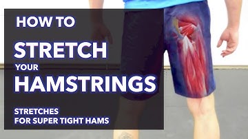 How To Stretch Your Hamstrings- 3 Best Hamstring Stretches(for super tight hams)