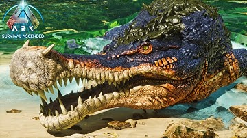 Taming Sarcos in the Deadly Swamp! - Ark Survival Ascended - Episode 15!