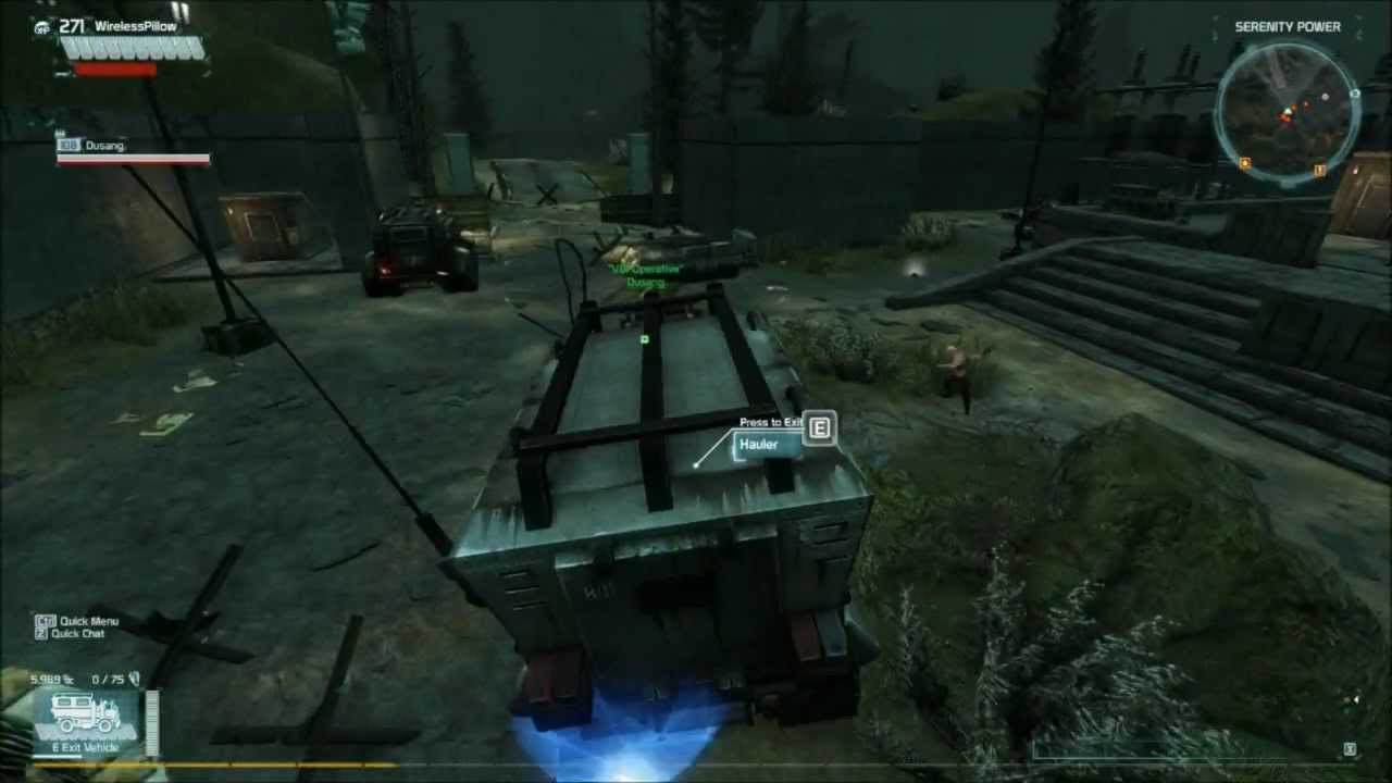 Messing around with vehicles in Defiance