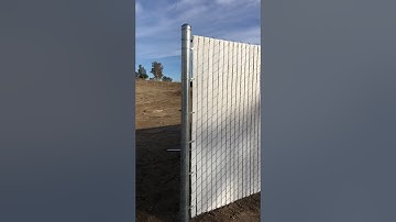DIY how to build a chain link fence PRO TIPS FASTENERS part 27