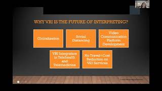 Resources for Interpreters Webinar Series: #3 How Can I Get Work in VRI?