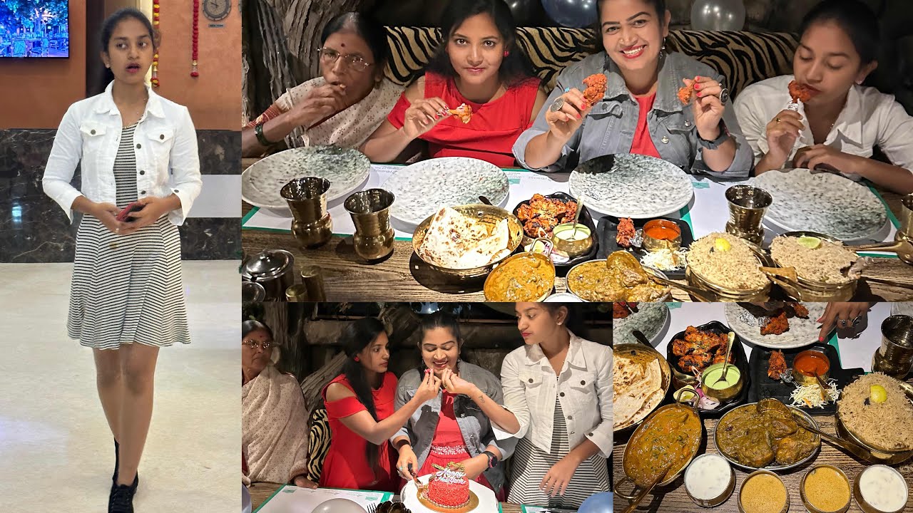 31st night cake cutting party,mutton biryani,chick biryani,fish Manchuria,gongura chicken,mushroom