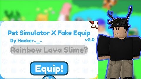 PET SIMULATOR X FAKE EQUIP PETS | ARCEUS X UPDATE | PASTEBIN SCRIPT