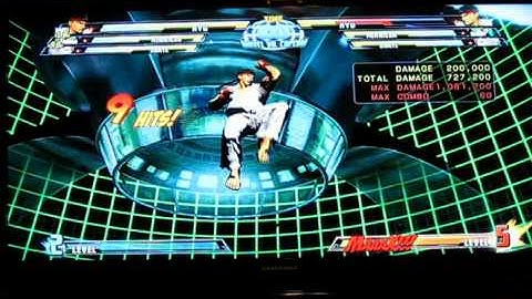 MvC3: Ryu Combo - No Corner 99% No Assist, No X-Factor