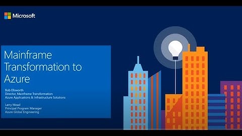 Mainframe Transformation to Azure