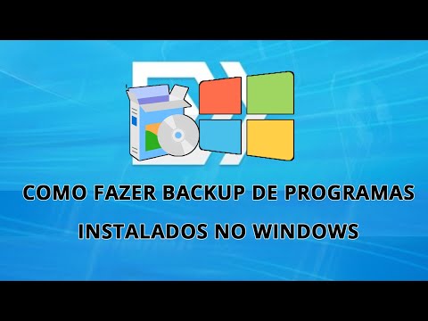 Vídeo: Como Fazer Uma Cópia De Backup Do Programa