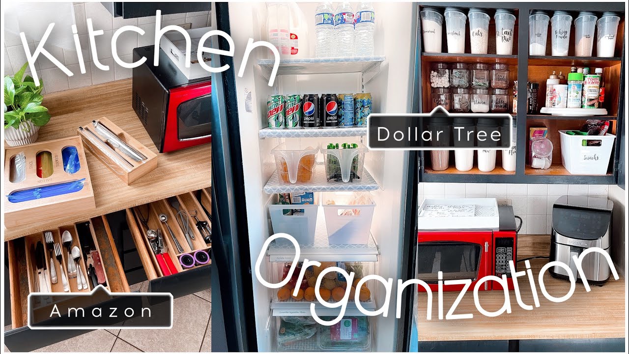 ORGANIZE and CLEAN WITH ME Kitchen Organization / Affordable Storage
