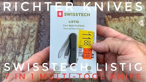 Richter Knives Episode #77 SWISSTECH LISTIG 7 in 1 MULTI-TOOL KNIFE