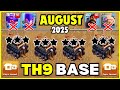 🏆 TOP 10 WORLD BEST TH9 War Base With Link | Th9 Legend Base With Link | Th9 Pushing Base | 2025