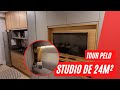 Tour pelo Studio de 24m² pronto - Arquiteto Glaucio