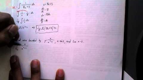 Natural Log Function and Integration