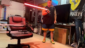 Elf Sabers Count Dooku Lightsaber Proffie Fonts Demo