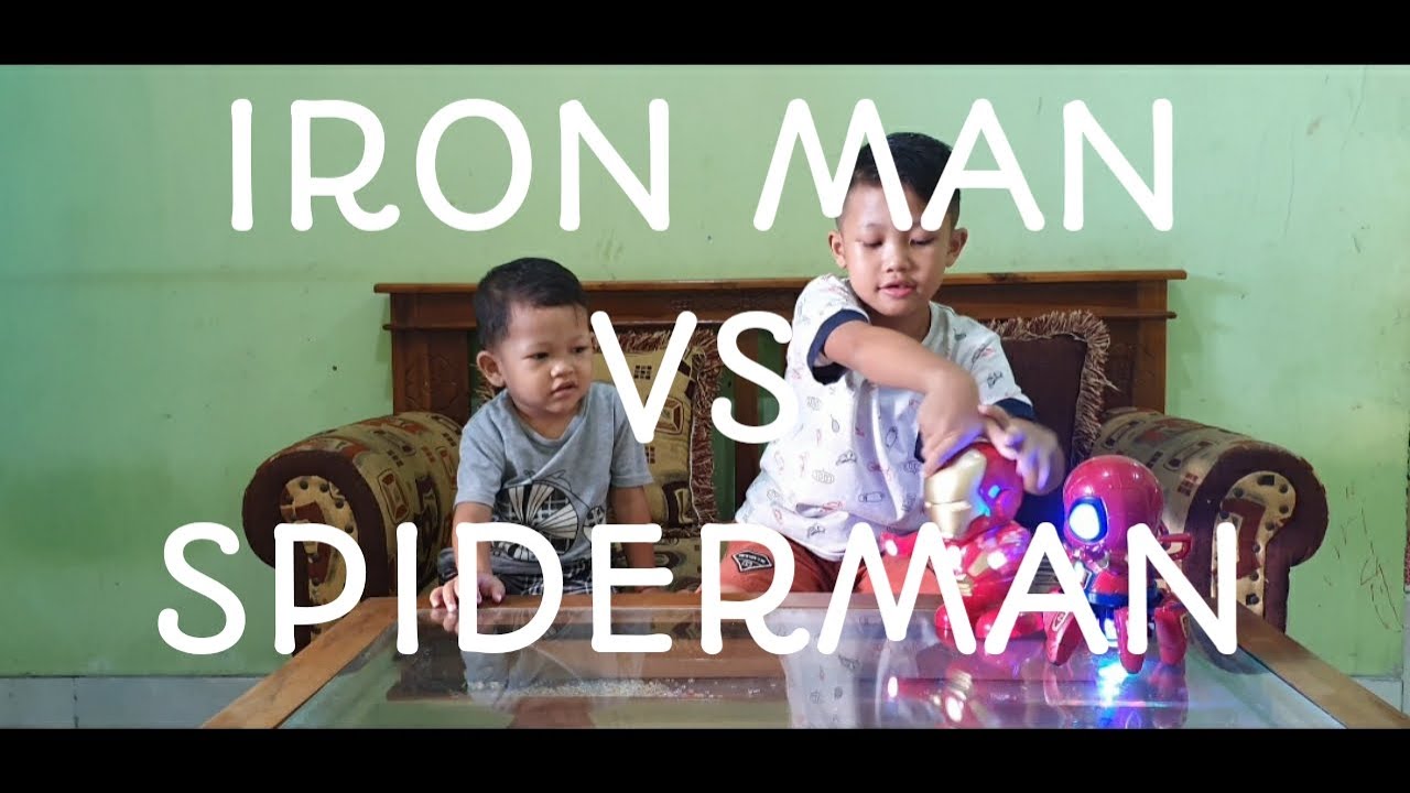 IRON MAN VS SPIDERMEN - YouTube