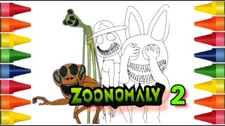 Zoonomaly Coloring Pages / Ho To COLOR ALL BOSSES and MONSTERS from ZOONOMALY game / NCS MUSIC