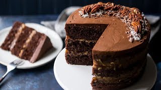 ... : a perfect dessert for your next big occasion! moist chocolate
cake layered with buttery brown sugar coconut pecan filling.
subscribe...