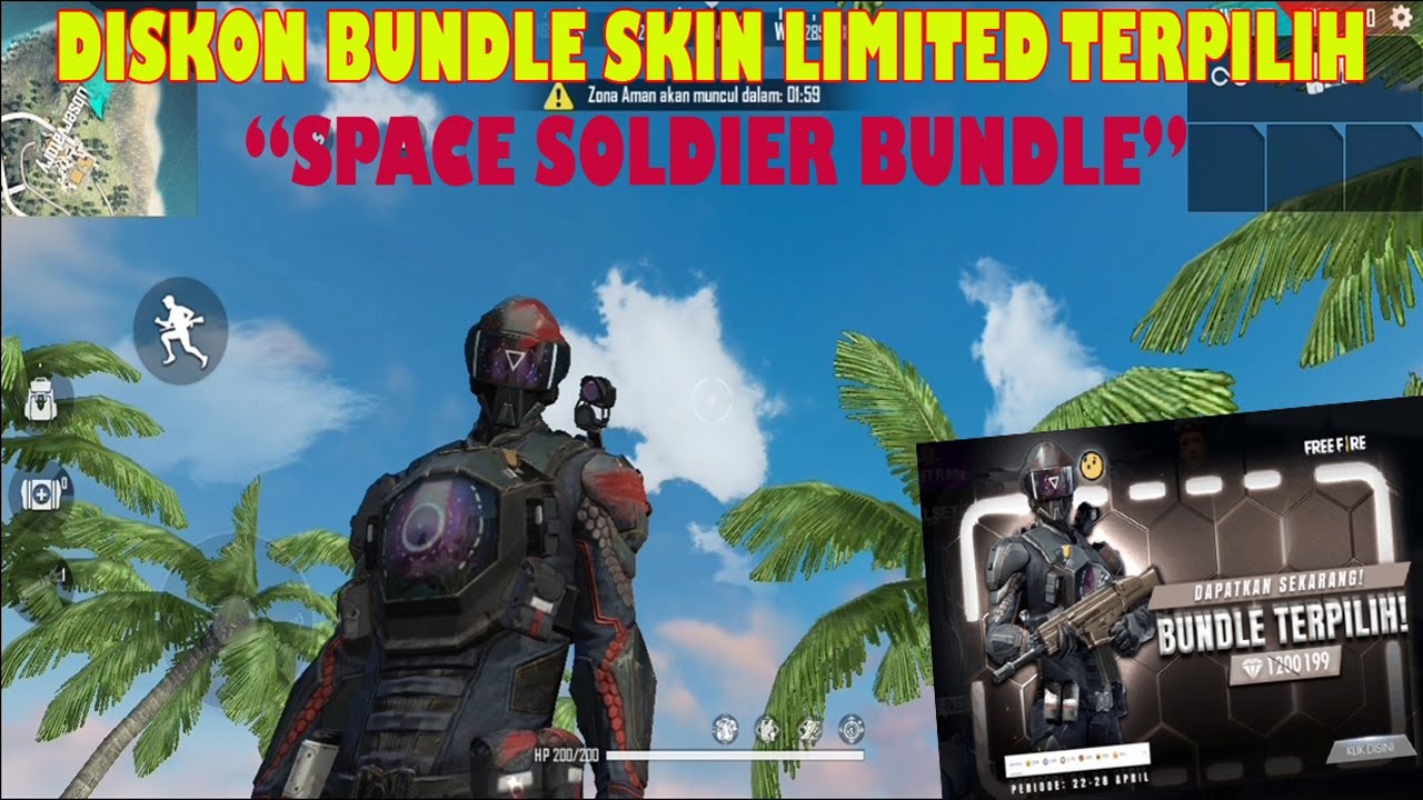 Bundle Space Soldier Di Game Free Fire Diskon Hingga 84