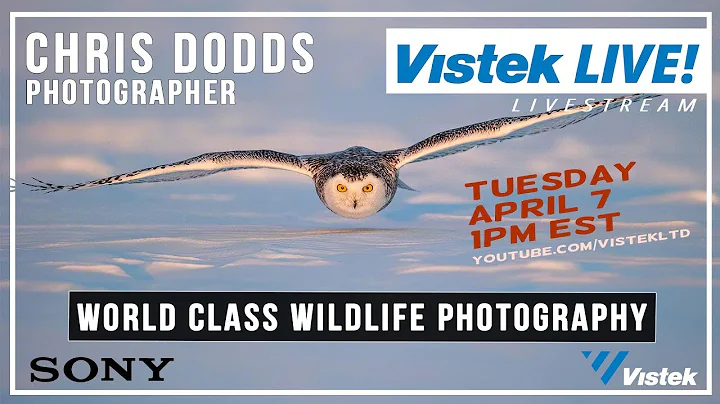 Vistek LiveStream Event - World Class Wildlife Pho...