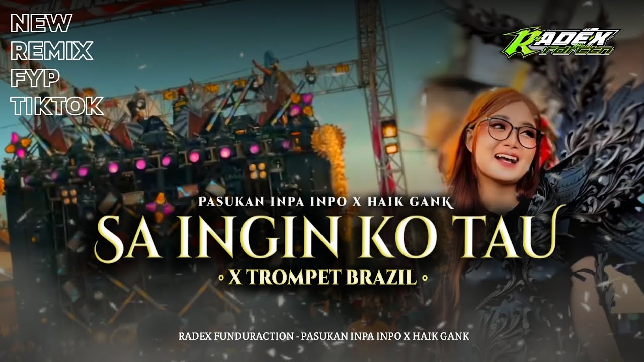 DJ SA INGIN KO TAU NEW PARTY MENGKANE VIRAL FYP TIKTOK RADEX FDRCTN #FREE FLM