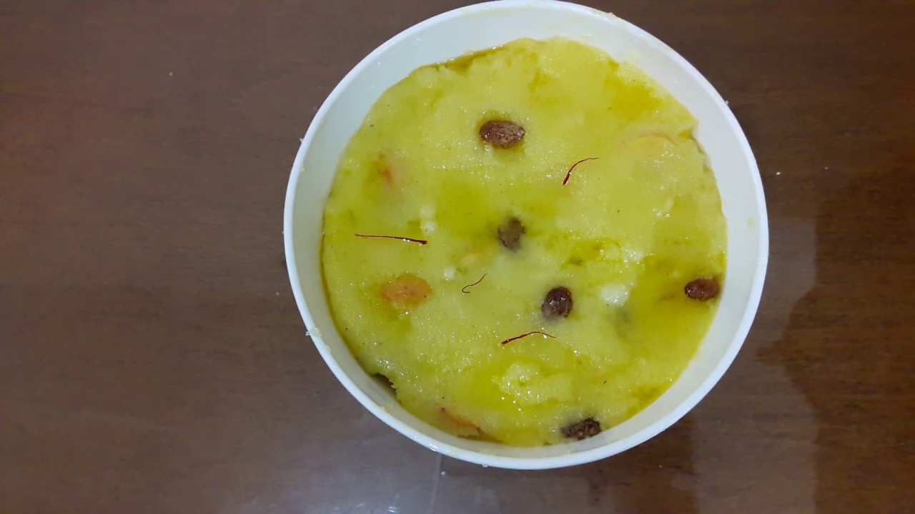 Rava Kesari using Microwave Oven / ரவா கேசரி YouTube