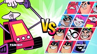 Teen Titans Go Jump Jousts 2 Pain Bot Vs All Who’s Better Fighter | Cartoon Network Games