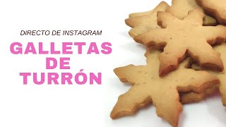 Cómo hacer galletas de turrón.