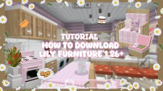 ⋆. 𐙚 ˚How to Download Lily furniture update v1.2⋆౨ৎ˚⟡🍞🍜˖ ࣪