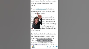 The EPA released new limits on ‘forever chemicals’ in drinking water