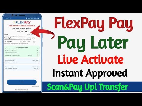 Flexpay Credit Line Activate |Flexpay Digital credit card Apply | Flexpay Pay Later Live Activate
