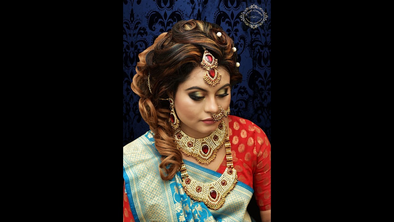 BRIDAL AIRBRUSH MAKEUP TUTORIAL BY PIYALI GANGULI - YouTube
