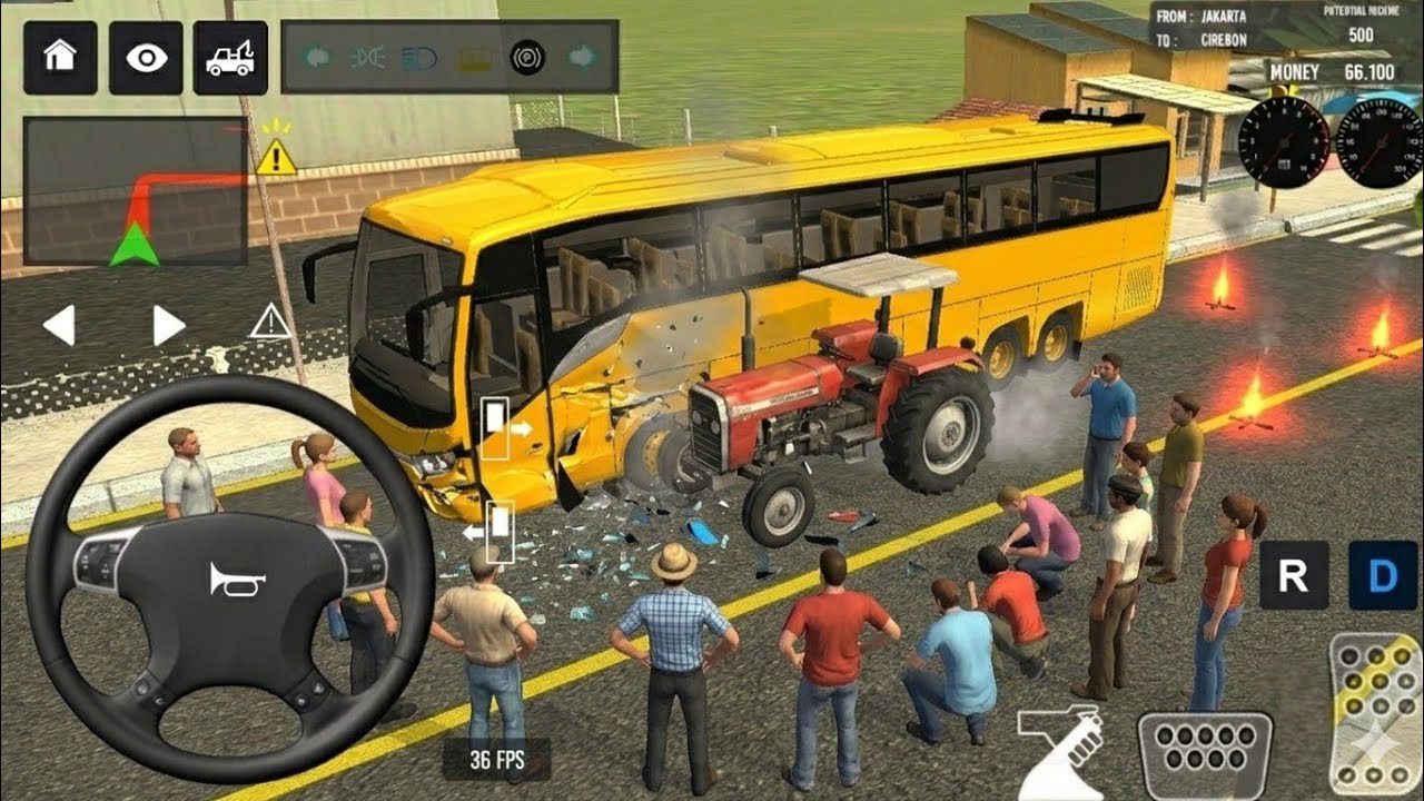 Euro Bus Simulator 2026 Gameplay – Dangerous Mountain Route Indonesia 💥💯| part-85