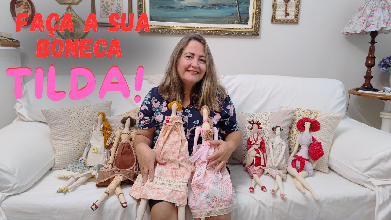 DIY Boneca Tilda: Artesanato Delicado para Decorar e Presentear