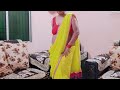 ultra low waist style real saree draping with navel | saree wear deep navel in ultra low waist style