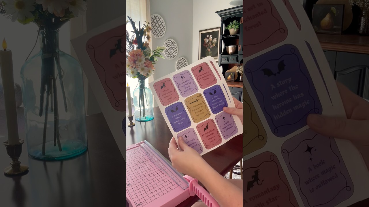 Build a Romantasy themed TBR jar with me!