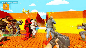 Counter Strike Source - Zombie Escape Mod online gameplay on ze_fapescape_v1_2 map