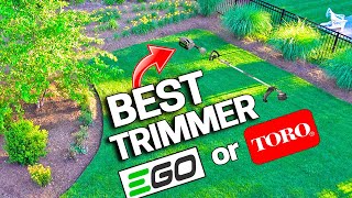 Best Cordless String Trimmer EGO vs Toro TEST