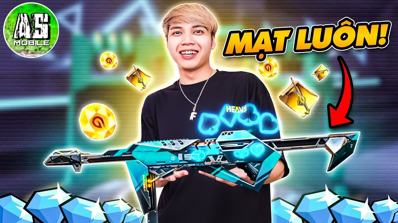 [Free Fire] AS Lại Hết Kim Cương Lần Thứ N Với Skin MP40 Thần Bài | AS Mobile