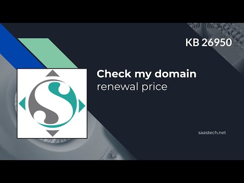 Check my domain renewal price 26950 - YouTube