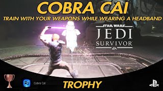 Cobra Cai - STAR WARS Jedi: Survivor Trophy - Train with your weapons while wearing a headband