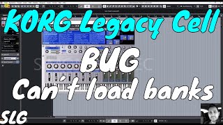 Korg Legacy Cell BUG | Can´t load banks