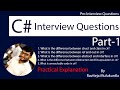 C# Interview Questions and Answers - For Freshers and Experienced Candidates