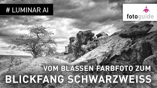 Luminar AI #: Vom blassen Farbfoto zum Blickfang SCHWARZWEISS screenshot 1