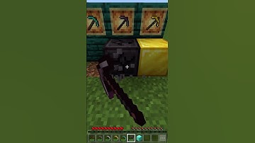 Minecraft pickaxe logic be like 🧐#shorts #minecraft