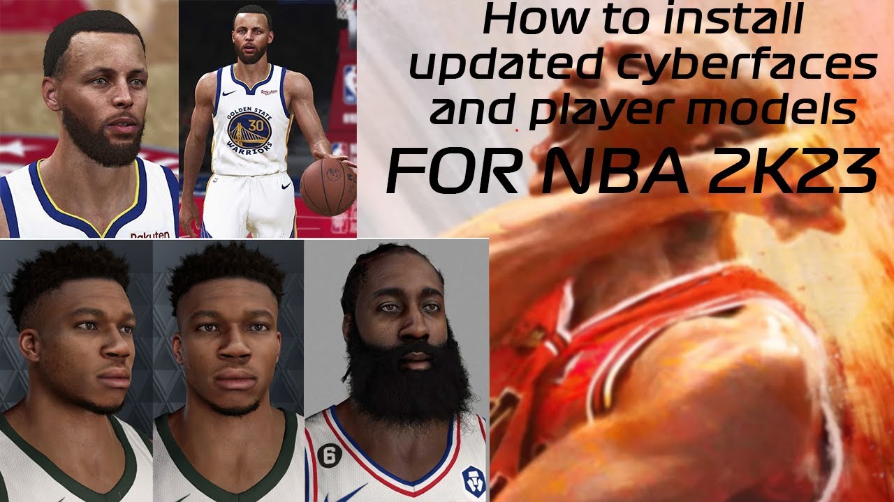 How To Install Cyberfaces And Custom Player Models For NBA 2K23 YouTube