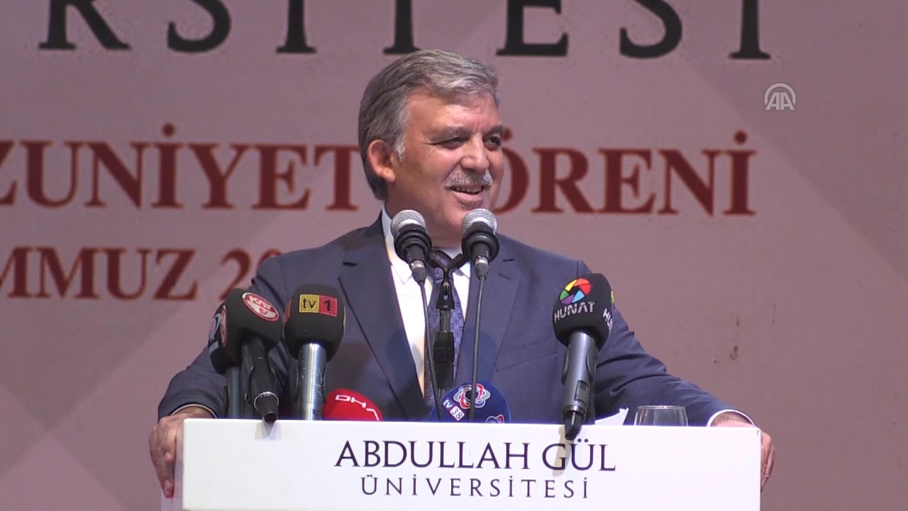 11. Cumhurbaşkanımız Abdullah Gül, AGÜ 2018-2019 yılı mezuniyet törenine katıldı
