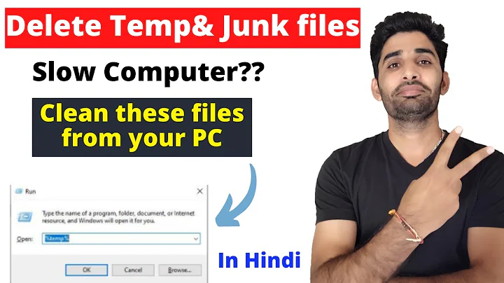 How to Delete Temp Files in HP Laptop PC | Clear Temporary/Cache Files on Windows 10