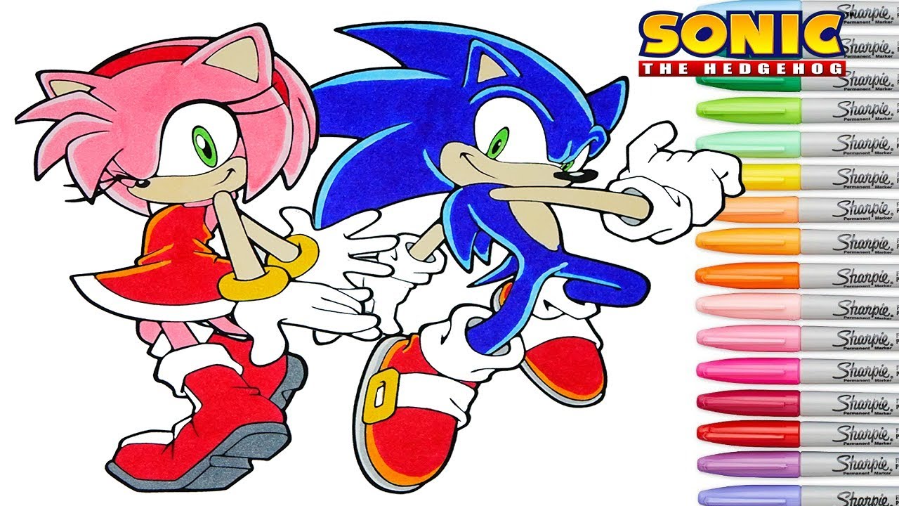 Sonic Amy Rose Coloring Pages - Get Coloring Pages