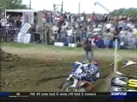 Mike Brown Vs. Ryan Hughes 2003 Mt. Morris 125cc Moto 2 Part 2