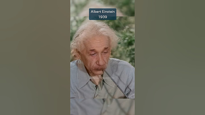 Albert Einstein in 1939 colorized!❤️