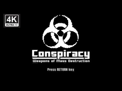 Conspiracy: Weapons of Mass Destruction | 4K60 | Certified Crap | Longplay Full Game Walkthrough
